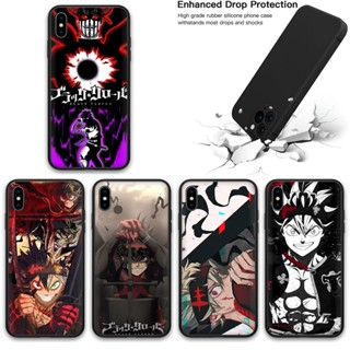 เคสโทรศัพท์มือถือ ลายการ์ตูนอนิเมะ Black Clover สําหรับ iphone 5 5S 6 6S 7 8 Plus SE 2016 2020 Y1