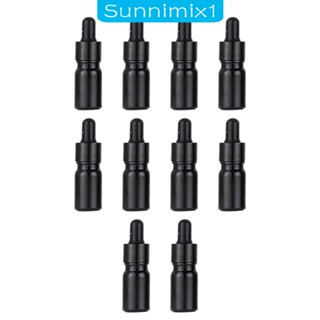 [Sunnimix1] ขวดแก้วเปล่า แบบหนา ขนาดเล็ก สําหรับใส่น้ํามันหอมระเหย 10 ชิ้น