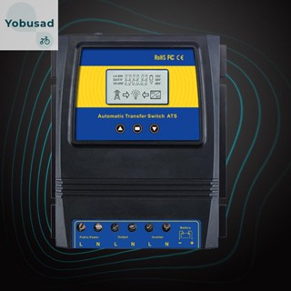 [Yobusad.th] Ats-11kw สวิตช์ถ่ายโอนอัตโนมัติ พลังงานแสงอาทิตย์ หน้าจอ LCD สําหรับระบบลม