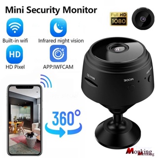 กล้องรักษาความปลอดภัย A9 HD IR Night Vision 1080P IP Wifi ไร้สาย ขนาดเล็ก เพื่อความปลอดภัยในบ้าน