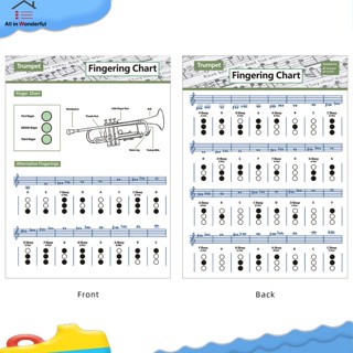 Wonder โปสเตอร์ทรัมเป็ต ทรัมเป็ต ทรัมเป็ต ทฤษฎีคอร์ด ขนาดใหญ่ เพื่อการศึกษา สําหรับผู้เริ่มต้น