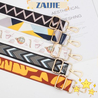 Zaijie24 สายคล้องกระเป๋า เข็มขัด DIY เปลี่ยนได้ เย็บปักถักร้อย สายคล้องกระเป๋าถือ