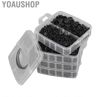 Yoaushop Push Retainer  Widely Compatible Sturdy 5mm 6mm 6.8mm 8.5mm Bumper  ABS Plastic Secure Locking for Vehicle