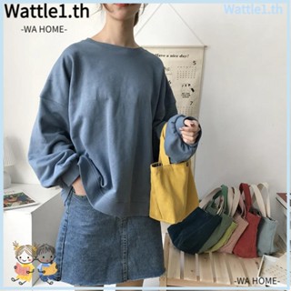 Wttle กระเป๋าผ้าลูกฟูก ขนาดเล็ก แบบพกพา สําหรับใส่อาหารปิกนิก