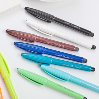 Steve Monami PLUS Pen ปากกาไฟเบอร์ หลากสีสัน แบบเปลี่ยน