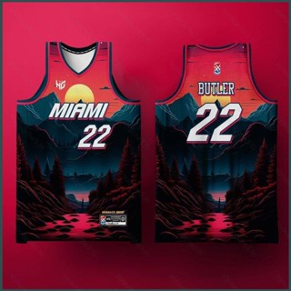 Sy3 เสื้อกีฬาบาสเก็ตบอล ลาย Butler Jersey Concept Miami Sun Forest พลัสไซซ์ สําหรับผู้ชาย และผู้หญิง YS3