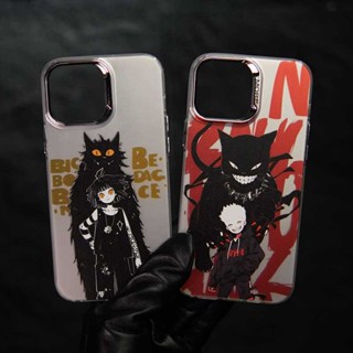 เคสโทรศัพท์มือถือ ลายการ์ตูนแอนิเมชั่นน่ารัก หรูหรา เรียบง่าย สําหรับ iPhone 14 13 12 Pro Max 11