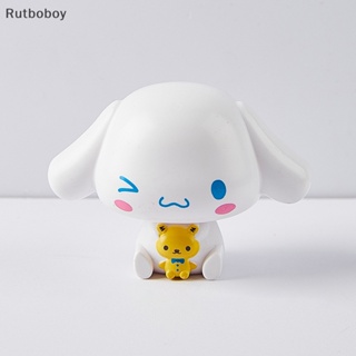 [Rut] ตุ๊กตาฟิกเกอร์ Sanrio Cinnamoroll Kulomi Strawberry Bear Pacha Dog เพนกวินน่ารัก สําหรับตกแต่งเค้กวันเกิด