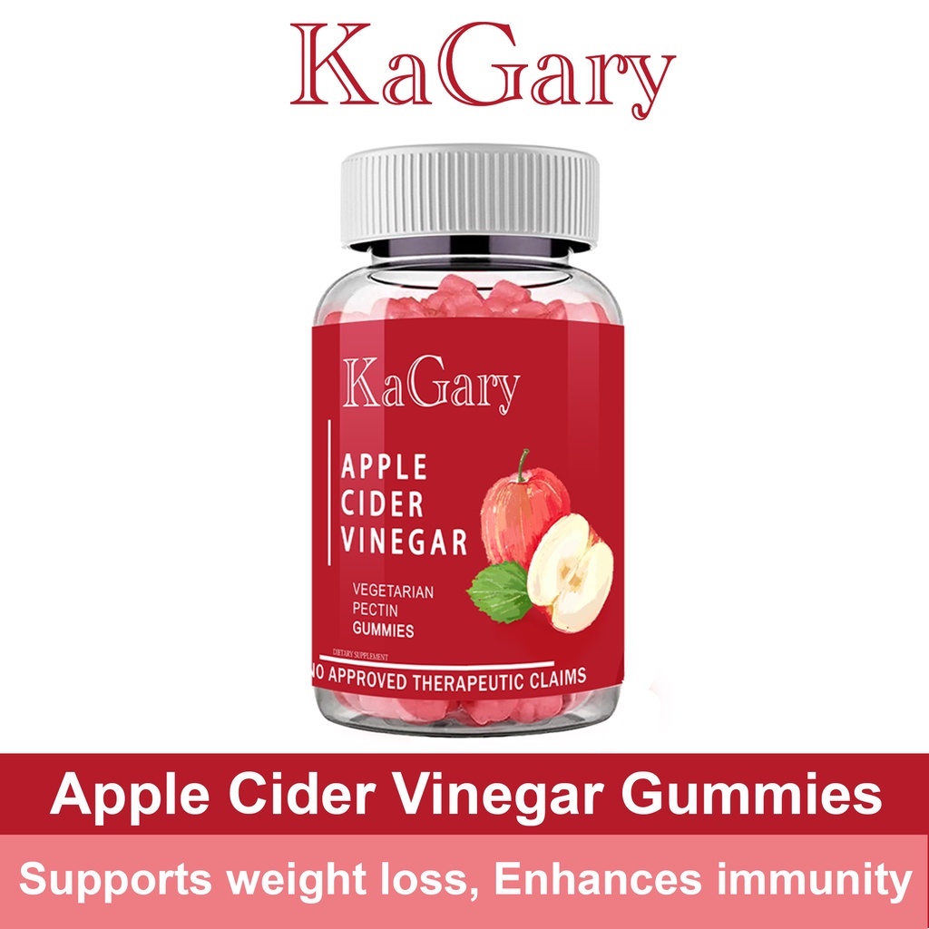 Kagary Apple Cider Vinegar Gummies For Detox and slimming แอปเปิ้ลไซเดอร์แบบเม็ด เร่งเผาผลาญ ลดความอยากอาหาร คุมหิว