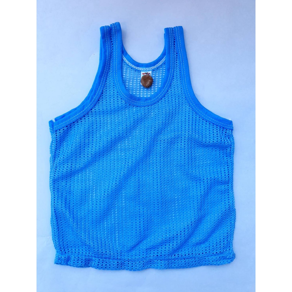 (ยกโหล) เสื้อกล้ามรู เสื้อกล้ามเด็ก ระบายอากาศได้ดี ใส่แล้วไม่ร้อน ไม่คัน ซักแห้งง่าย V29 **สินค้าพร้อมส่ง** - รูปที่ 3