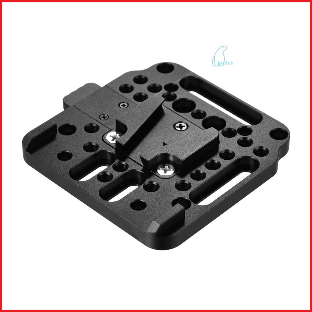 Quick Release Plate for V-Mount Battery - Enhanced Stability and Flexibility for Camera Mounting