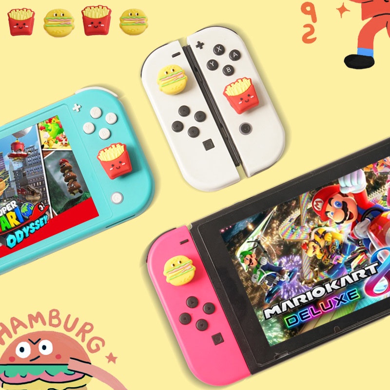ฝาครอบปุ่มกดจอยสติ๊ก สําหรับ Nintendo Switch OLED Lite JoyCon