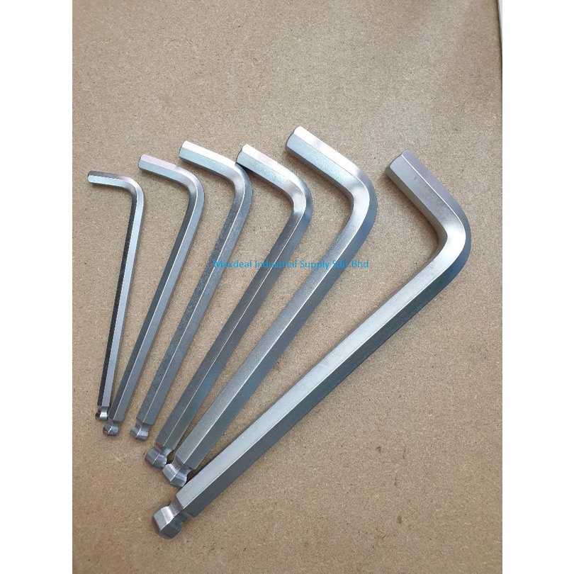 Heavy Duty CRV Long Ball Point Allen Key / Hex Key / Hex Driver