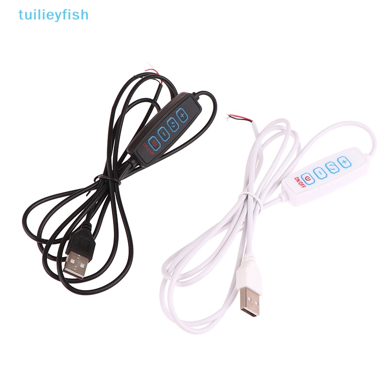 tuilieyfish 1.5M USB 5V LED - สี Dimming สีสาย Dimmer 4-Key Controller 2CH สําหรับแรงดันไฟฟ้าต่ํา LE