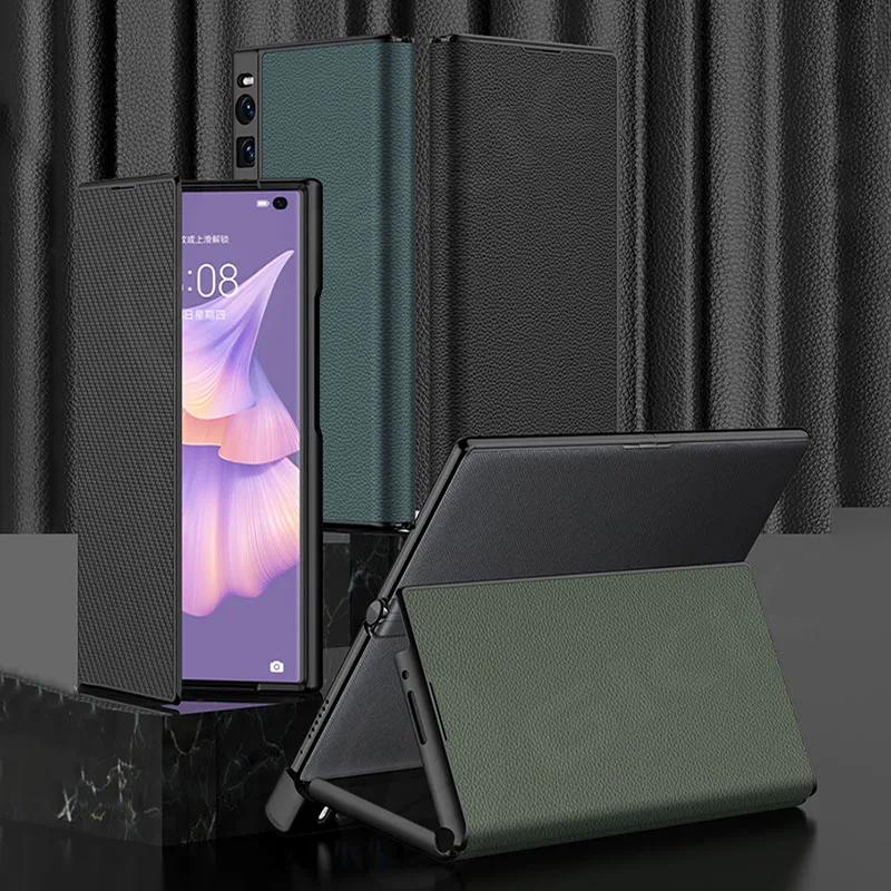 GKK สําหรับ Huawei Mate XS 2 กรณีหรูหราแม่เหล็กหนังป้องกัน Flip Stand Hard สําหรับ Huawei Mate XS2