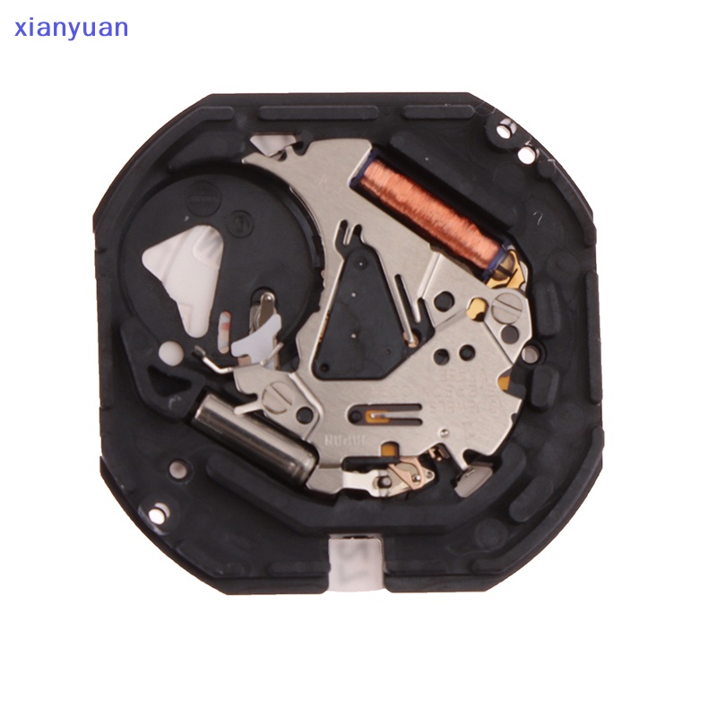 Xianyuan อะไหล่กลไกนาฬิกาข้อมือ ปฏิทินคู่ แบบเปลี่ยน สําหรับ VX43E Movement VX43 Three-pin Movement XY 1 ชุด