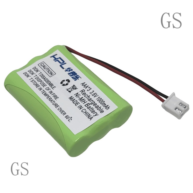 GS Suitable for CETIs Meijue Xinda Telephone Battery 3.6V Aaa1000mah Ni MH Rechargeable Battery Pack