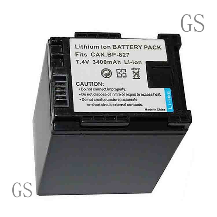 GS for Canon Canon BP-827 Digital Camera Battery Lithium Battery Full Decoding