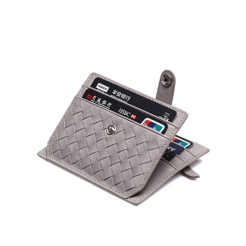 มินิผู ้ หญิงผู ้ ถือบัตรกรณีบัตรเครดิตกระเป ๋ าใส ่ เหรียญ