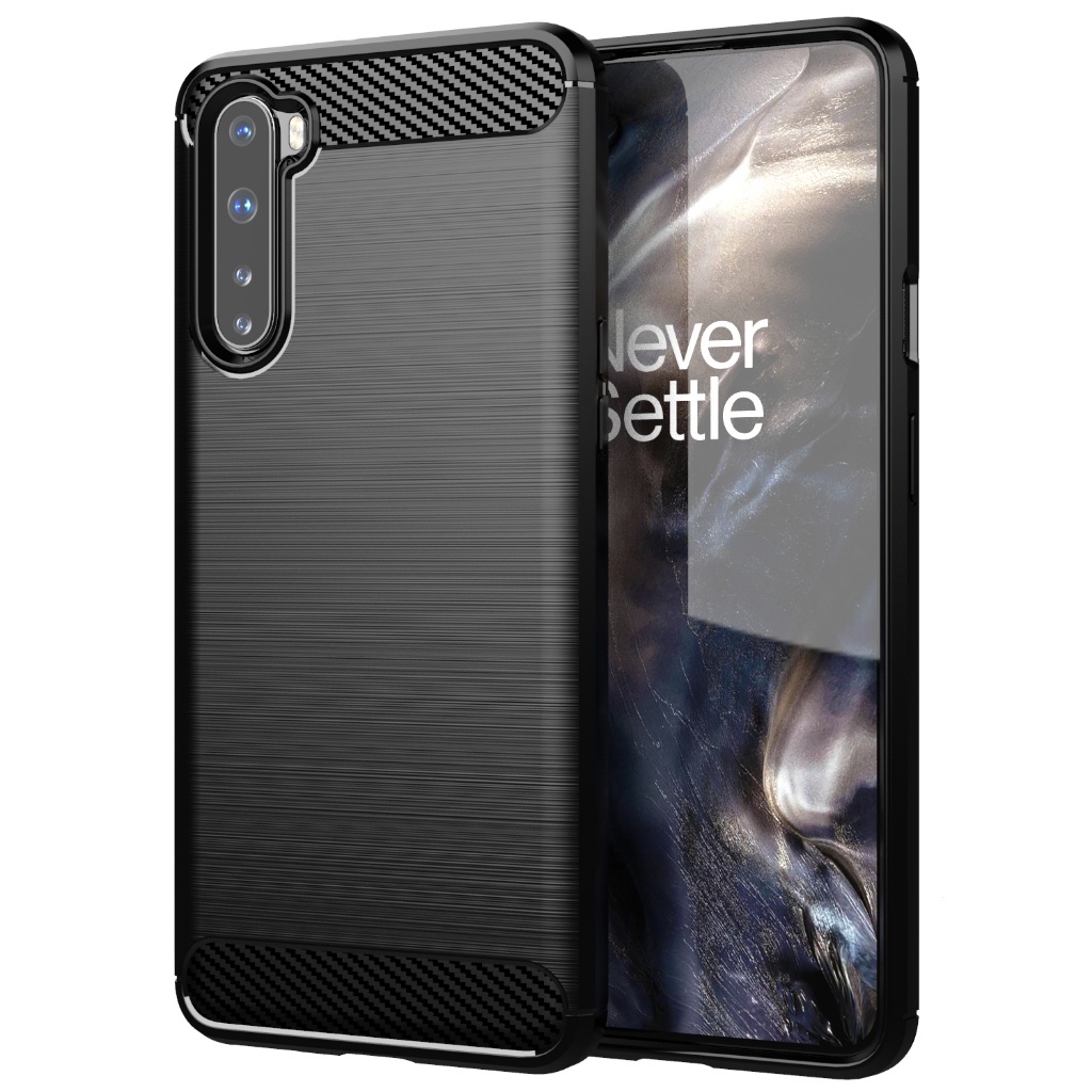 สําหรับ OnePlus Nord, แปรงคาร ์ บอนไฟเบอร ์ ป ้ องกันกรณีนุ ่ ม , ทนต ่ อแรงกระแทก , ป ้ องกันรอยขีดข ่ วน , ป ้ องกันเคสโทรศัพท ์ ธุรกิจ