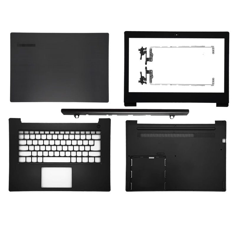 LCD แล็ปท็อปด้านหลังใหม่ด้านหน้าสีเทาสําหรับ Lenovo V330-14IKB V330-14ARR V330-14AST V130-14 E43-80 