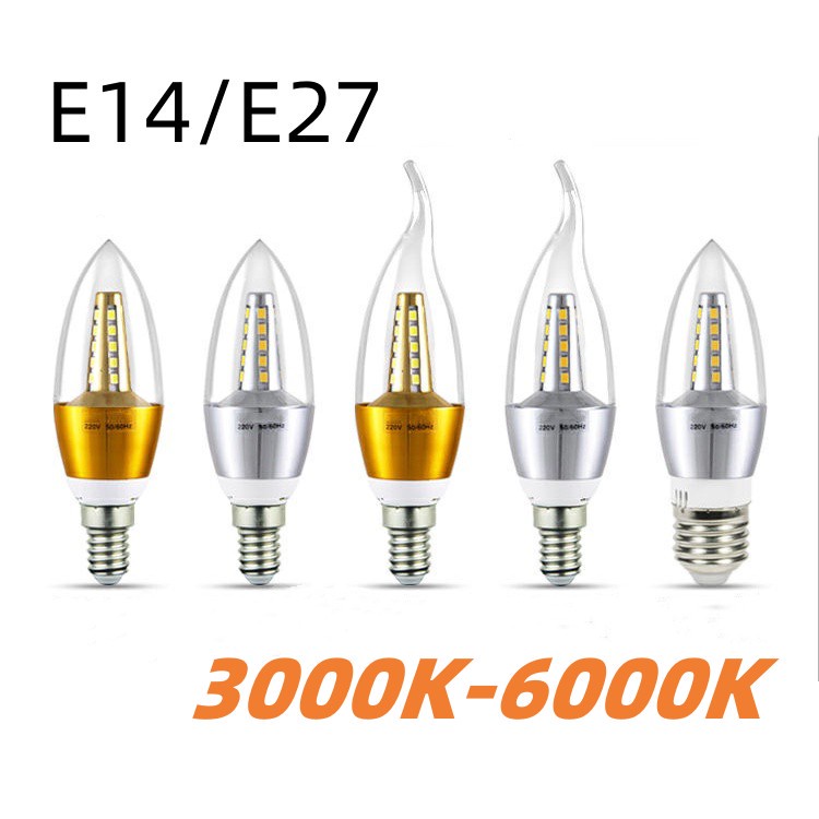 หลอดไฟโคมไฟระย้า E14 E27 5W Led สไตล์วินเทจ