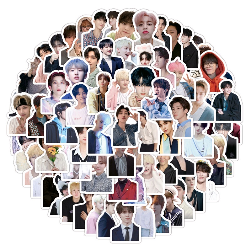 Lanlanstickersworld สติกเกอร์ ลายกราฟฟิติ สไตล์เกาหลีใต้ สําหรับติดตกแต่งหมวกกันน็อค จักรยาน 104 ชิ้น