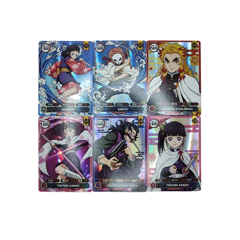 กล่องละ 50 ชิ้น เกมการ์ด Demon Slayer TCG ทานจiro เนซึโกะ อาการุสะ เซ็นอิทสึ การ์ดต่อสู้สุดมันส์ ของเล่นเพื่อการสะสมสําหรับเด็ก thumbnail 8