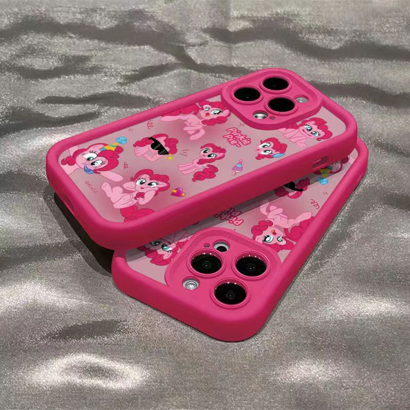 เคสโทรศัพท์มือถือนิ่ม ลาย My Little Pony สีชมพู สําหรับ Apple Iphone 11 13 14 15Pro 12 78p xs x 8FD4