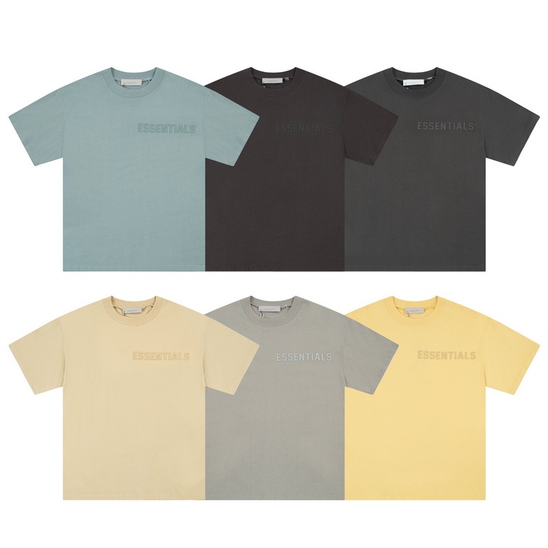 เสื้อยืดแขนสั้นลําลอง พิมพ์ลายตัวอักษร High Street FEAR OF GOD ESSENTIALS แฟชั่นสําหรับผู้ชาย และผู้หญิง