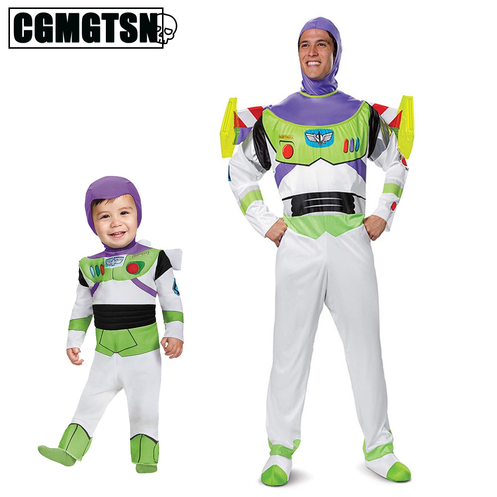 ชุดคอสเพลย์ Buzz Lightyear ชุดยูนิฟอร์ม สําหรับผู้ใหญ่ และเด็ก เหมาะกับงานปาร์ตี้