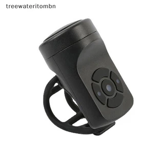 Tt แตรไฟฟ้าสีดํา ABS USB ชาร์จขี่จักรยานลําโพงแหวนอุปกรณ์จักรยาน Loud Handlebar Alarm แหวน mbn