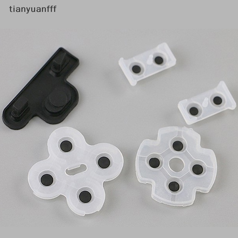 Tianyuanfff 5 ชิ้น/ล็อตนําไฟฟ้าแผ่นยางปุ่มติดต่อปะเก็นชุดสําหรับคอนโทรลเลอร์ Well