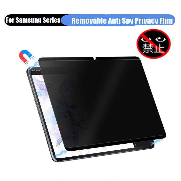 ฟิล์มกันรอยหน้าจอแม่เหล็ก ป้องกันการแอบมอง สําหรับ Samsung Galaxy Tab S11 S9 FE 10.9 S9 FE+ S9 Plus S8 Plus S7 FE S7 S8 S9 11 นิ้ว A9 Plus