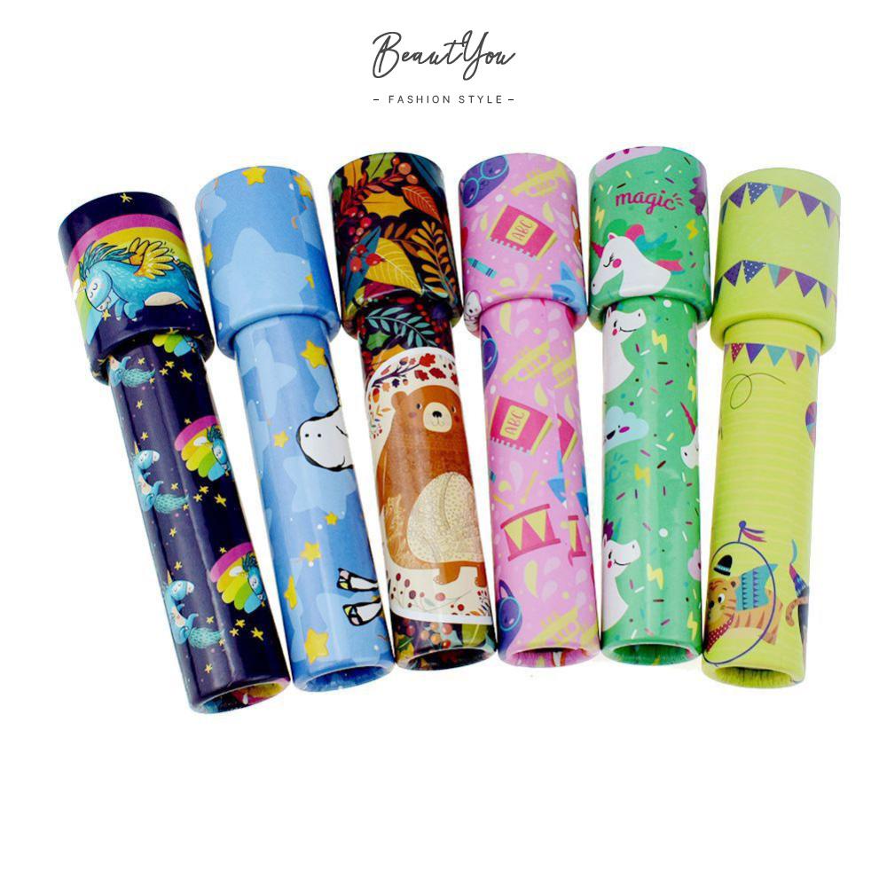 Kaleidoscope กล้องโทรทรรศน์หมุนได้ ของเล่นคลาสสิก ของขวัญสําหรับเด็ก สุ่มสี [BeautYou.th]