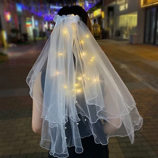 เวลเจ้าสาว ผ้าคลุมผมเจ้าสาว มีหวีสับ หลายแบบ ตรงปก Veil สายสะพาย, ที่คาดผมเจ้าสาว