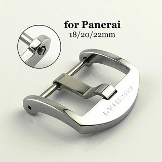 หัวเข็มขัดนาฬิกาข้อมือ สเตนเลส 18 มม. 20 มม. 22 มม. สําหรับ Panerai