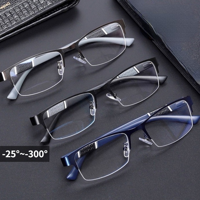 แว่นสายตาสั้น ป้องกันแสงสีฟ้า แว่นตากรองแสง เลนส์ถอดได้ -25°~-300° ป้องกันรังสีแว่นตาสายตาสั้น แฟชั่นสำหรับผู้ชาย และผู้หญิง สําหรับผู้ชาย ผู้หญิงTX-071