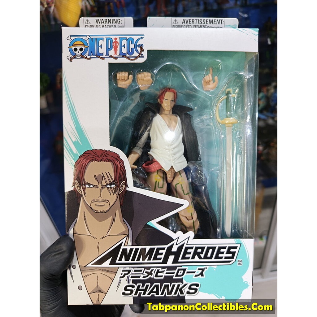 [2023.09] Bandai Anime Heroes One Piece Shanks 6-inch Action Figure