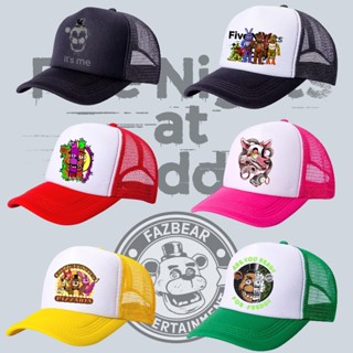 หมวกเบสบอล ผ้าตาข่าย ป้องกันแดด ลายการ์ตูน Five Nights at Fr…