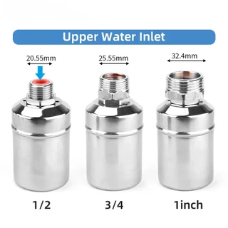 ลูกลอยควบคุมน้ำอัตโนมัติข สแตนเลส 304 วาล์วลูกลอย นาด 1/2" 3/4" และ 1" วาล์วลูกลอย หยุดอัตโนมัติเมื่อน้ำเต็ม