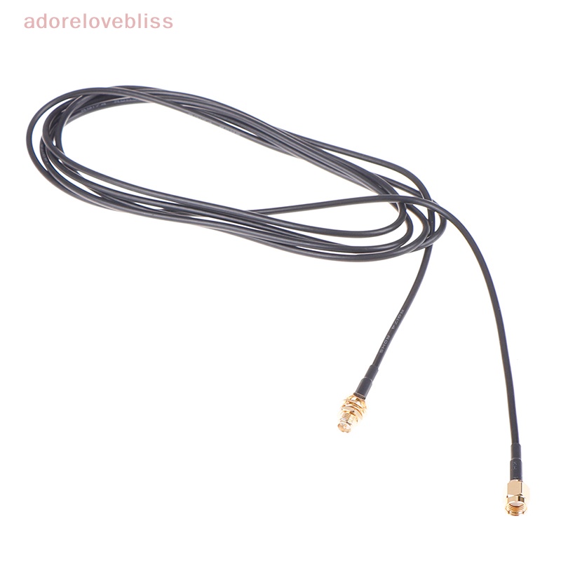 Add สายเคเบิลขยายเสาอากาศเราเตอร์ WiFi RG174 RP-SMA ตัวผู้ เป็นตัวเมีย ABB 1 เมตร 1 ชิ้น