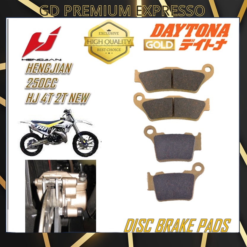ผ้าเบรคแผ่นดิสก์ เฮงเจี้ยน เฮงเจี้ยน 250CC HJ 2T V2 250CC HJ 4T V2 DIRT BIKE GOLD QUALITY