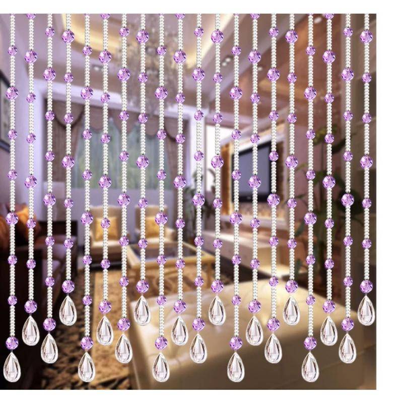 แนะนำ ผ้าม่าน ผ้าม่านลูกปัดคริสตัล เสริมฮวงจุ้ย สําหรับตกแต่งประตูห้องนอน ทางเข้า ราคาพิเศษ มีเก็บเงินปลายทาง