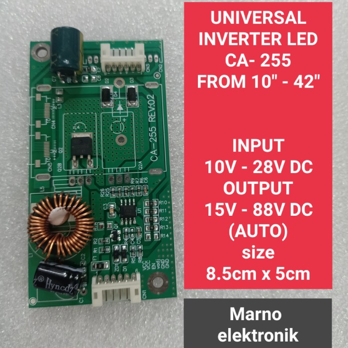 UNIVERSAL INVERTER BACKLIGHT TV LED CA-255 CA255 24 32 42 IN PART TOOL ELECTRO