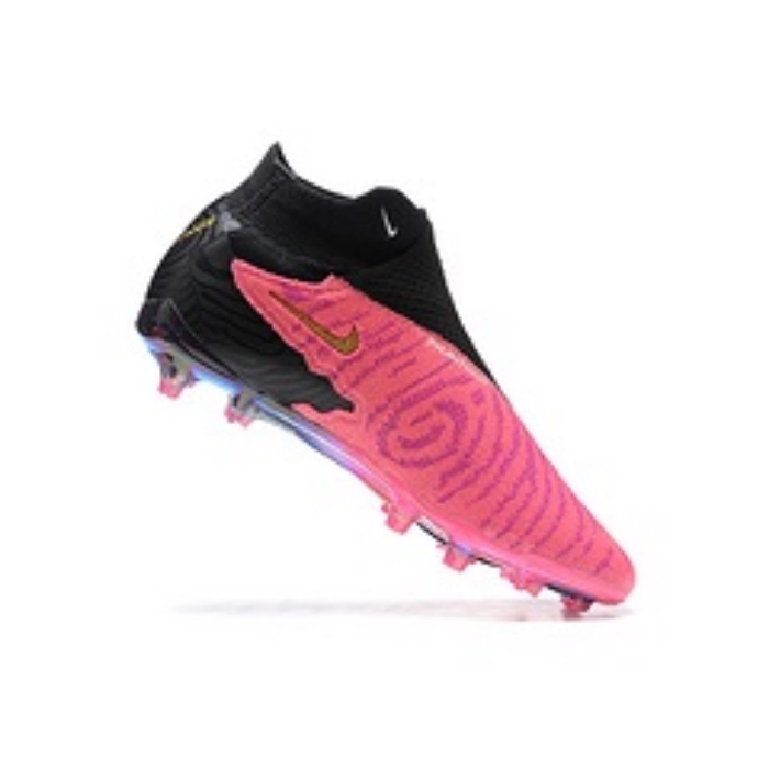 รองเท้าฟุตบอล Nike Phantom GX Elite FG รองเท้าฟุตบอลสีดำ+ชมพู Fashion