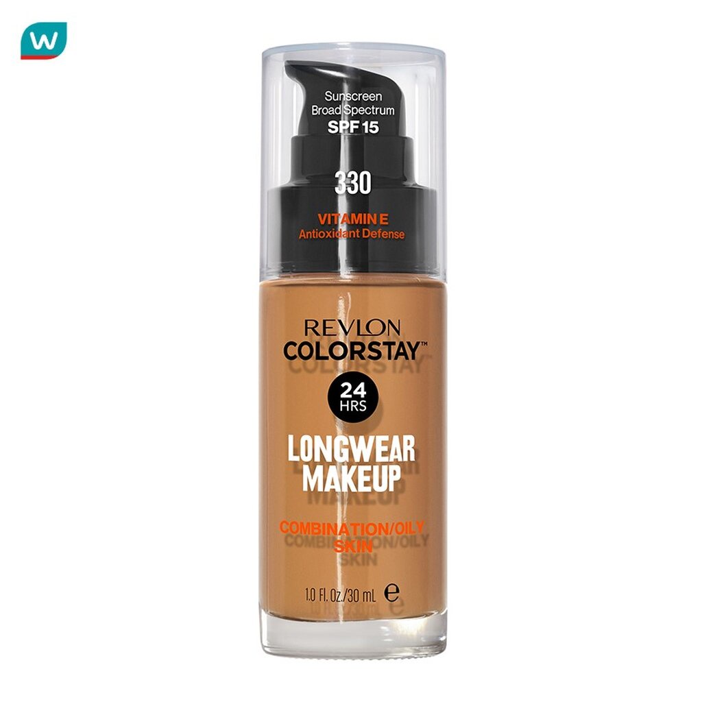 Revlon เรฟลอน คัลเลอร์สเตย์ เมคอัพ ฟาวน์เดชั่น 30 มล. 330 แนทเชอรัล แทน