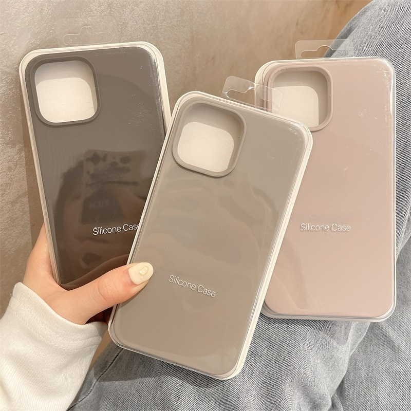 เคสโทรศัพท์มือถือ ซิลิโคน ลายโลโก้หรูหรา สําหรับ iPhone 17 Pro Max 16 15 14 Pro Max 13 Pro Max 7 8 6S Plus 11 12 Pro XR X XS Max