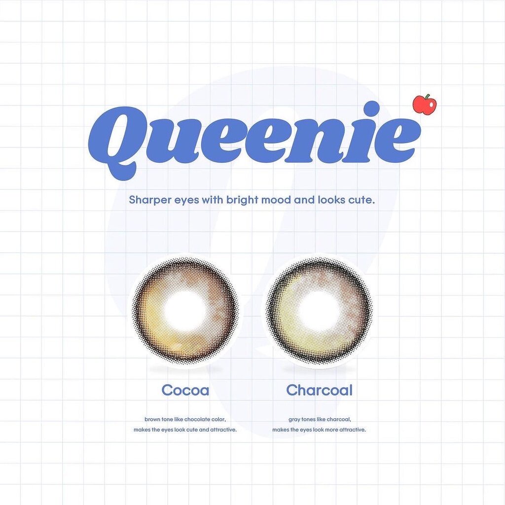 Many Lens รุ่น Queenie Cocoa/Charcoal คอนแทคเลนส์ญี่ปุ่น คอนแทคเลนส์เกาหลี #sisselens รูปที่ 5
