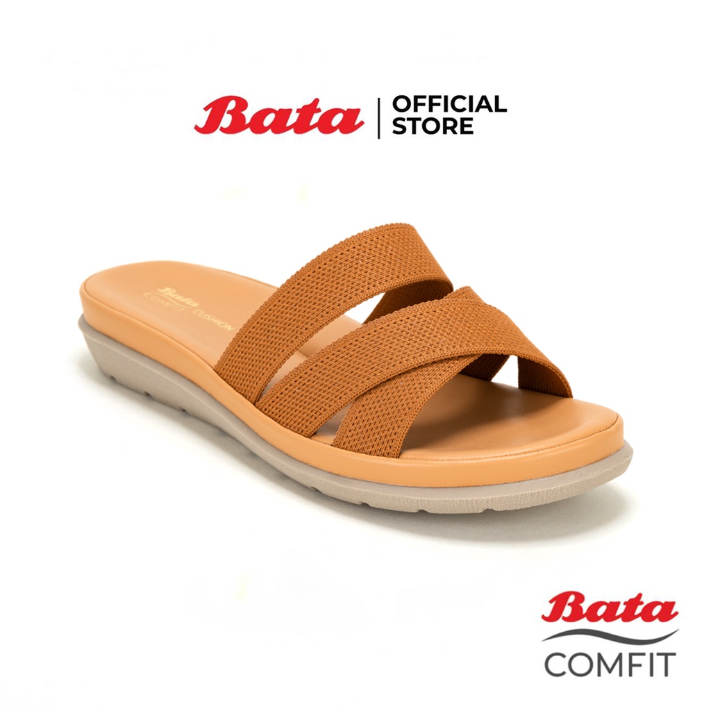 Bata บาจา  รองเท้าเพื่อสุขภาพแบบสวม เทคโนโลยีคุชชั่น สำหรับผู้หญิง รุ่น CLAUDIA V.3สีน้ำตาล 6014122 สีชมพู 6015122